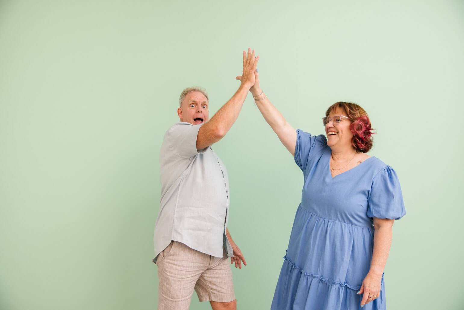 MyBudget clients Michelle & Phil celebrating financial success