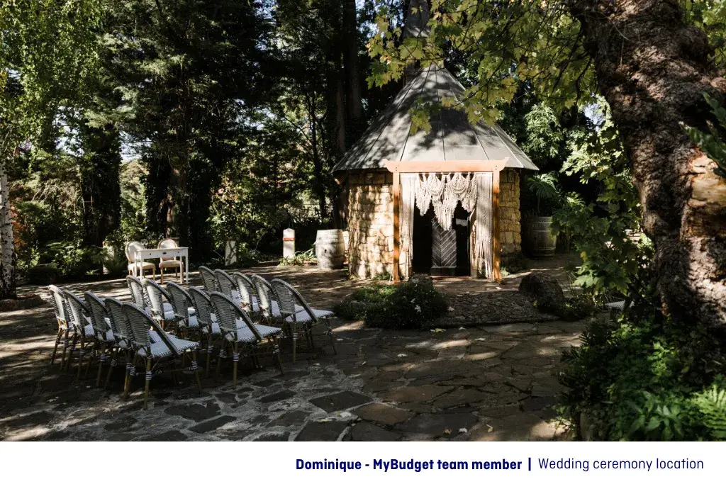 MyBudget team member shares wedding planning tips for Australian couples, including how to choose a budget-friendly wedding venue.
