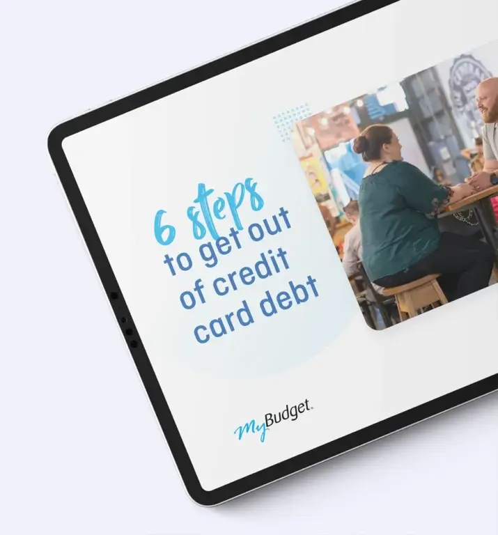 MyBudget 6-step resource guiding Australians to get out of credit card debt with expert debt solutions.
