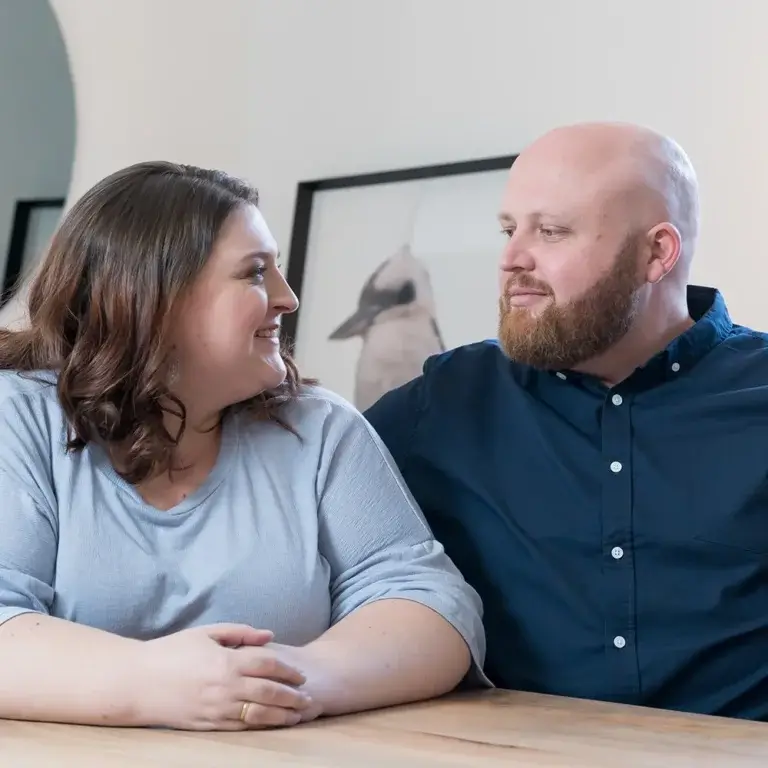 MyBudget clients Megan and Creagh found debt relief after paying off five credit cards in 10 months with personalised debt help and budgeting support in Australia.