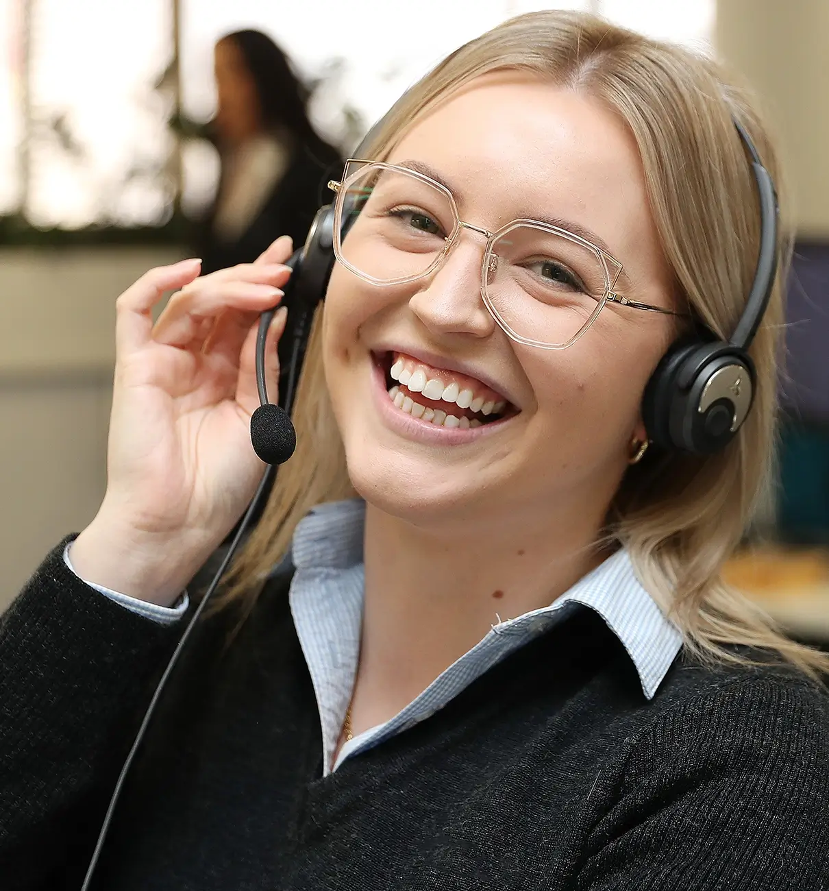 A dedicated MyBudget Money Coach providing expert financial guidance and discussing budgeting and debt solutions with Australians.