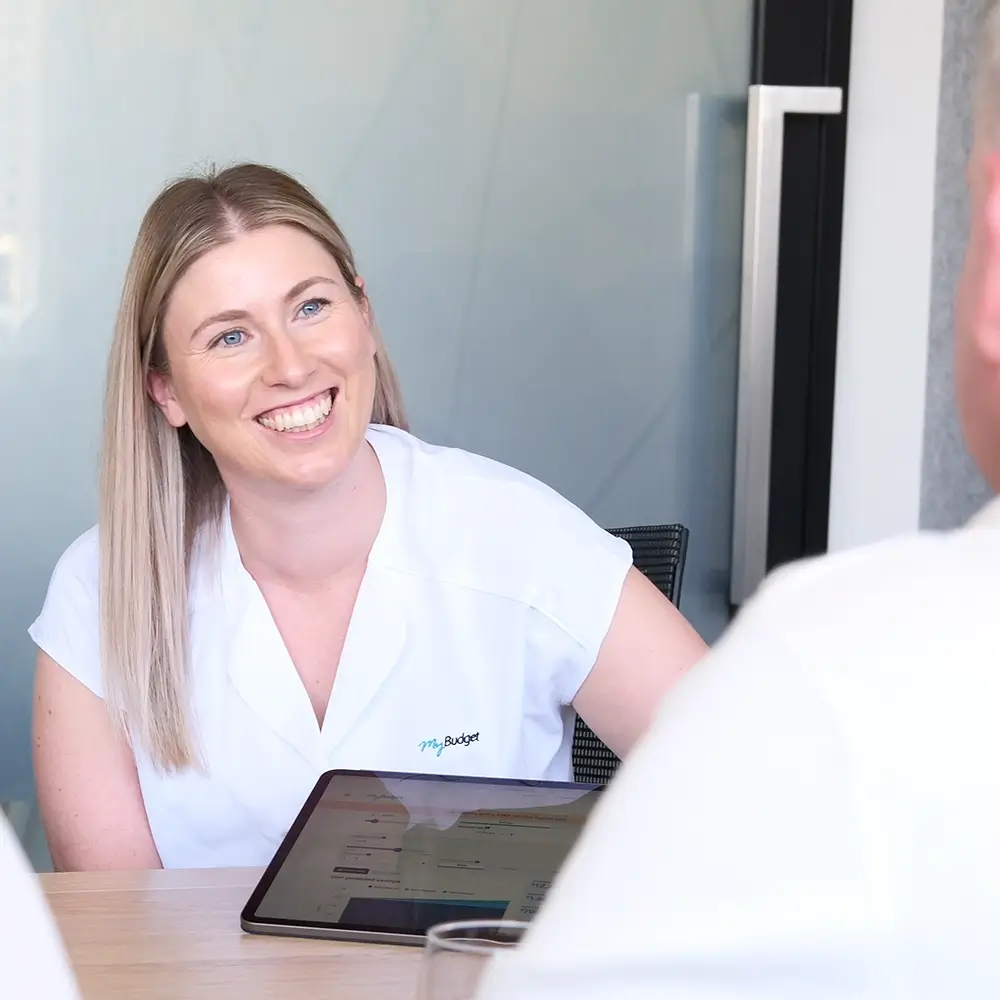 MyBudget staff member Tara provides financial coaching and budget planning services to help Australians reach their financial goals.