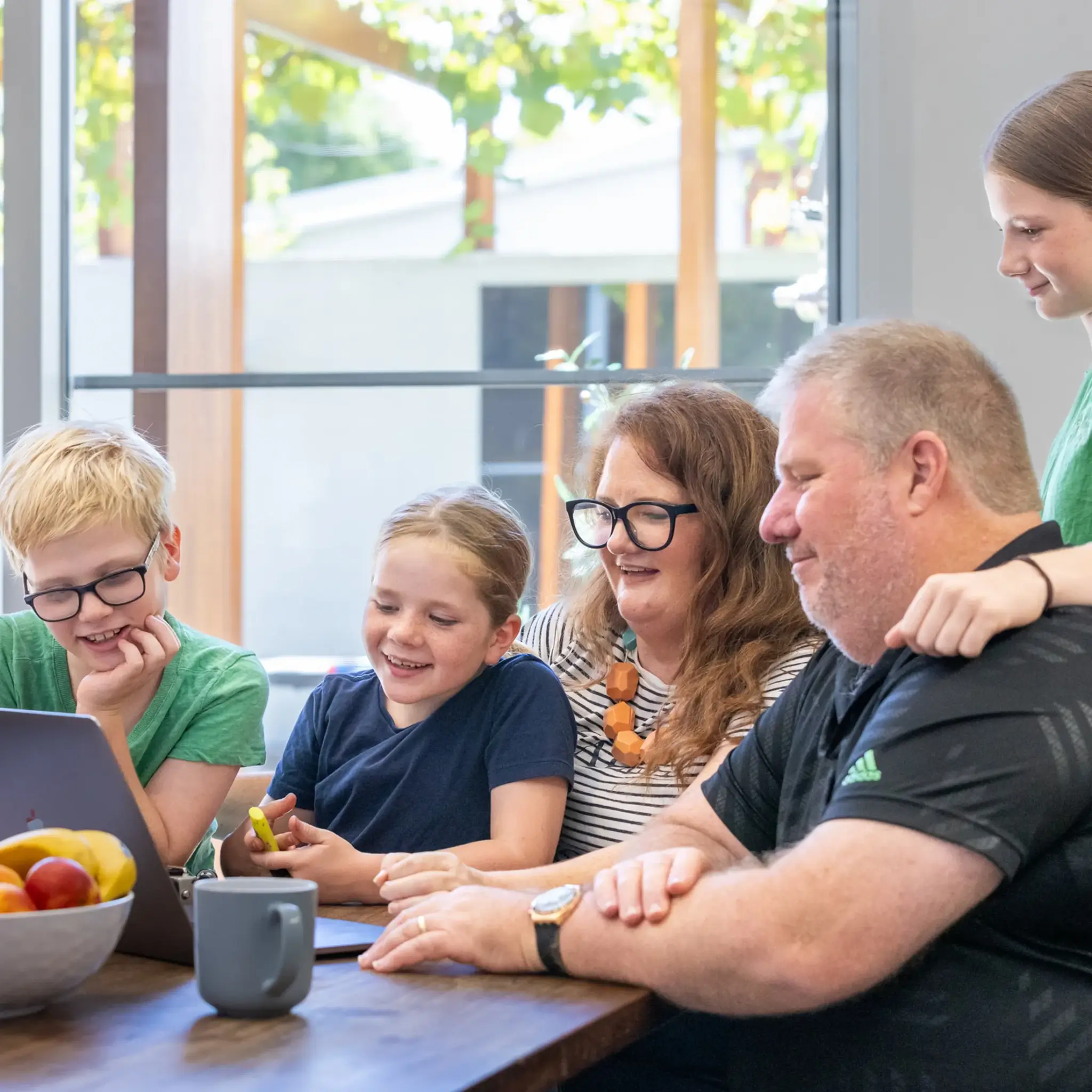 MyBudget clients Alyssa and Pete and family using effective budget planning to achieve financial goals and overcome debt solutions in Australia.