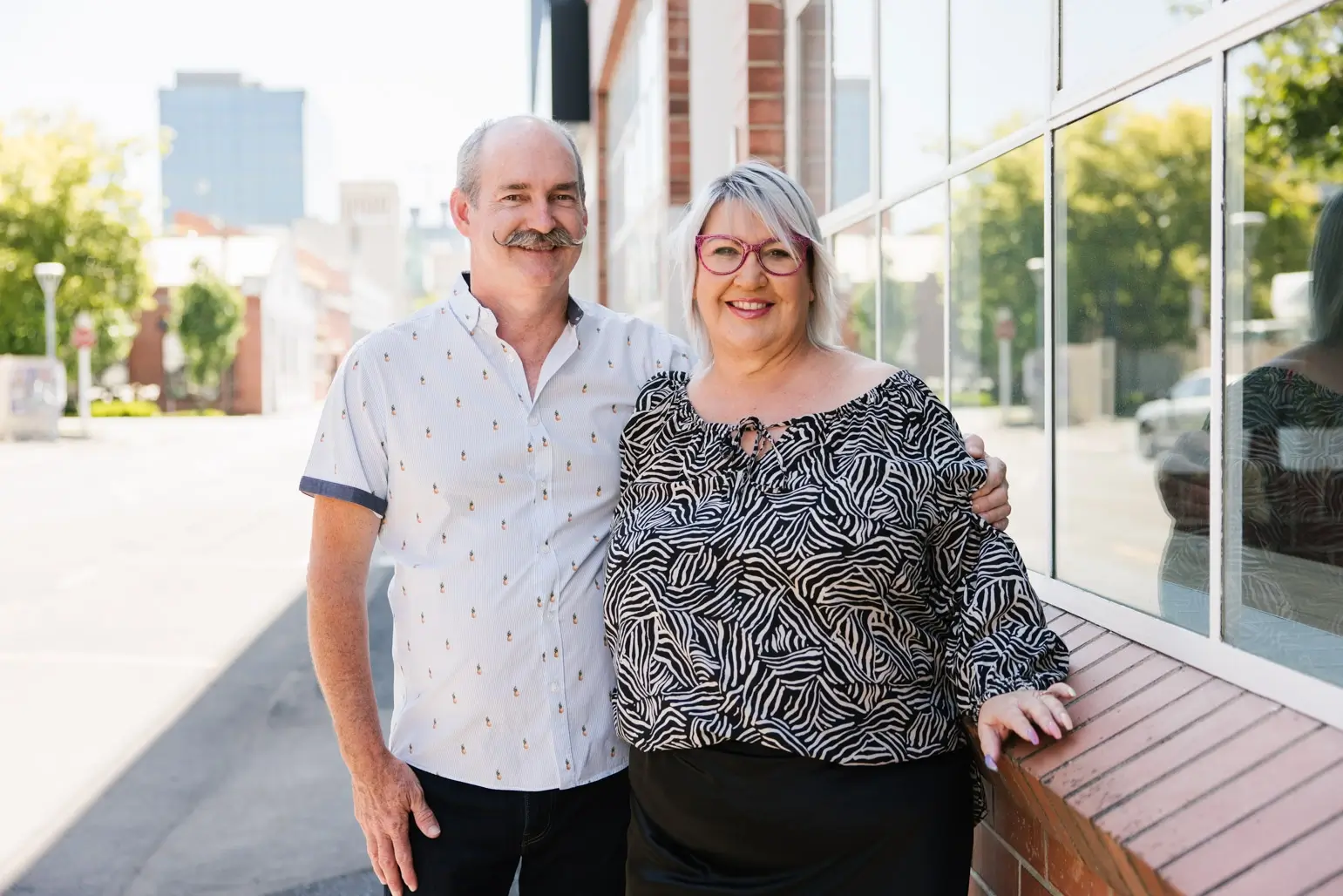 Kylie and Scott, MyBudget clients in Australia, celebrating getting ahead with their finances and working towards their financial goals.