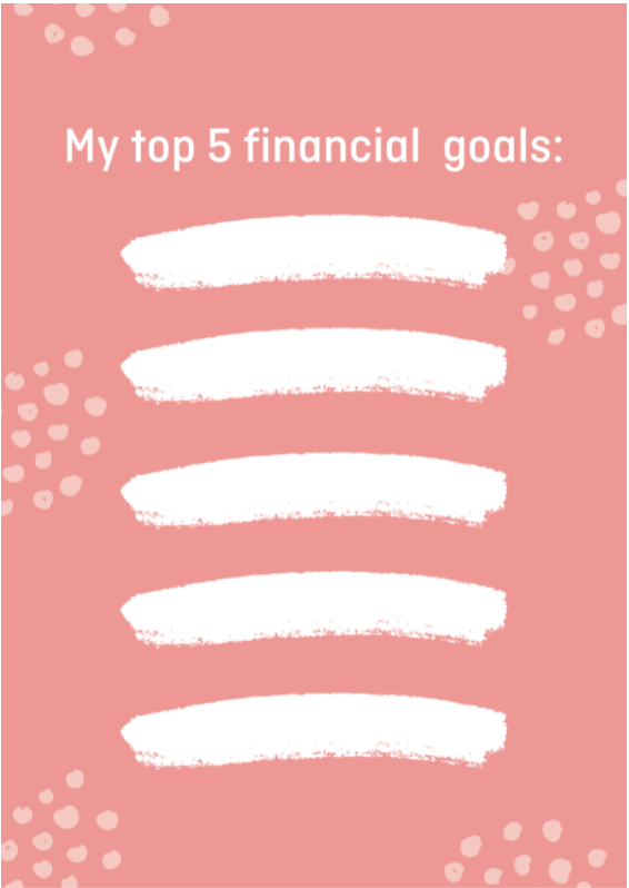 My Top 5 Financial Goals