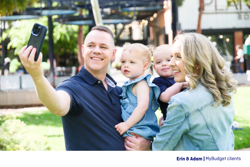 MyBudget clients Erin & Adam share how their money saving plan with MyBudget helped them save $70,000 for a house deposit in Australia.