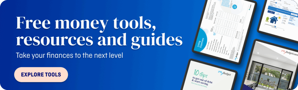 MyBudget free money tools, budgeting resources, and guides to help Australians save money, manage debt, and achieve financial goals.