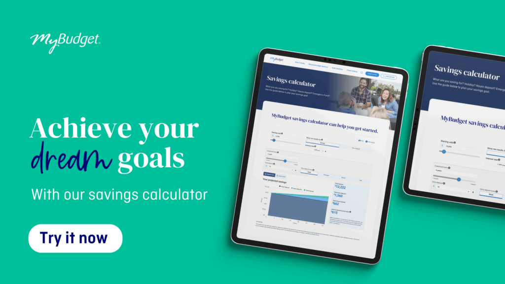 MyBudget's free savings calculator to help Australians plan and save for their wedding