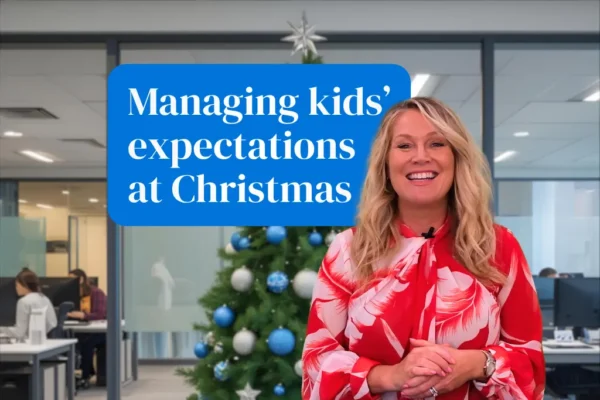 Tammy Barton, Founder and Director of MyBudget, shares her tips on managing kids' expectations at Christmas in Australia.