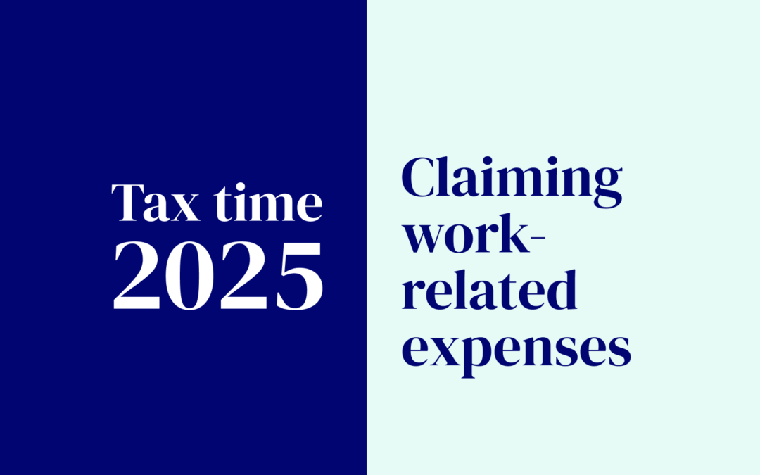 What work-related expenses can I claim on my 2025 tax return?